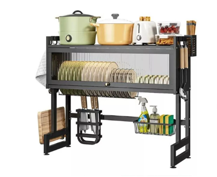 Miniatura 2 de ESCURRIDOR DE LOZA CON TAPA 65CM